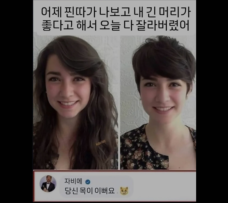 머리 좀 잘라주세요