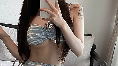 비키니 언더붑 스타일셀카